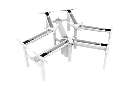 Electric Height Adjustable Desk DS9 / 120° Multi-Station